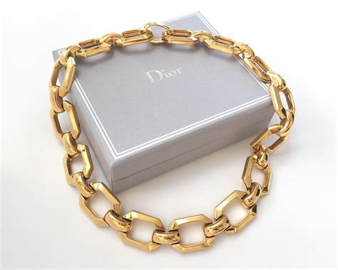 gold dior choker necklace|christian dior necklaces for women.